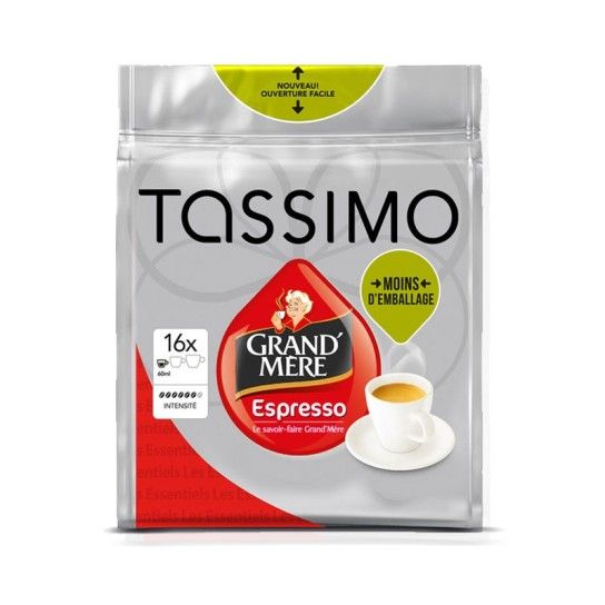 Tassimo Grand'Mère Espresso - 16 Dosettes - Dosettes Tassimo - Café Grand Mère - 1