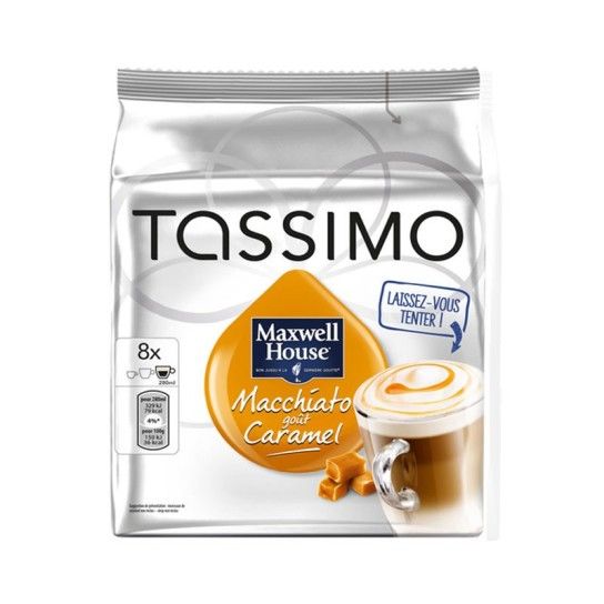 Tassimo Maxwell House Macchiato Caramel - 8 dosettes - Dosettes Tassimo - Maxwell House - 1
