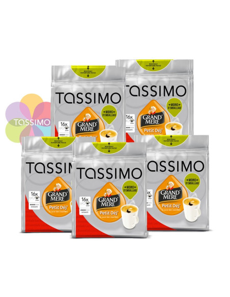 Tassimo® Grand'Mère - Petit Déj' - 5x16 dosettes - Dosettes Tassimo - Tassimo - 1