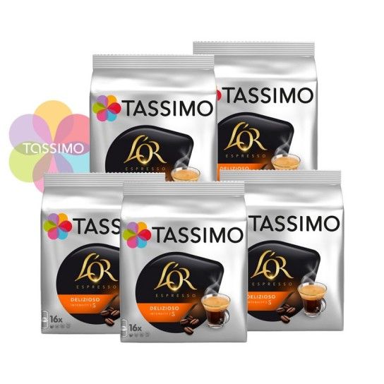 Tassimo L'Or Delizioso N°5 - 5x16 dosettes - Dosettes Tassimo - L'Or Espresso - 1