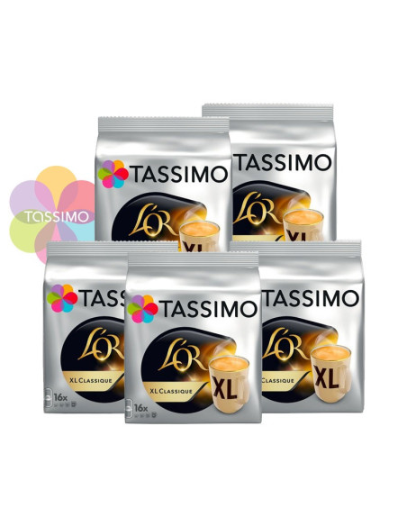 Tassimo® L'OR XL Classique - 5x16 dosettes - Dosettes Tassimo - Tassimo - 1