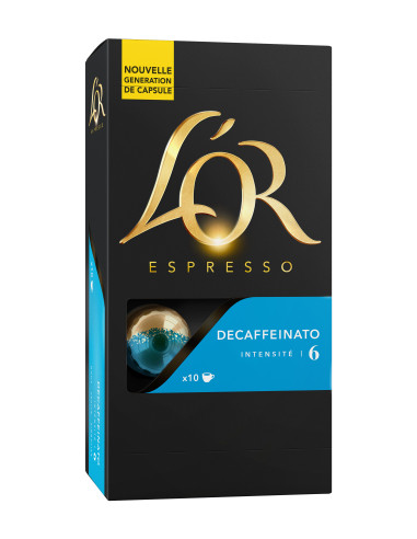 L'Or Espresso Decaffeinato N°6 Nespresso® - 10 capsules - Capsules Nespresso® Compatibles - L'Or Espresso - 1