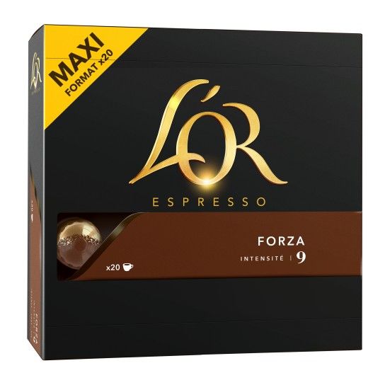 L'Or Forza N°9 (Maxi Format) compatible Nespresso® - 20 capsules  - Capsules Nespresso® Compatibles - L'Or Espresso - 1