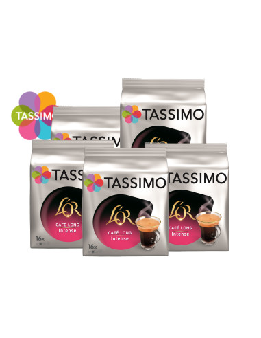 Tassimo® L'OR Long Intense - 5x16 dosettes - Dosettes Tassimo - Tassimo - 1