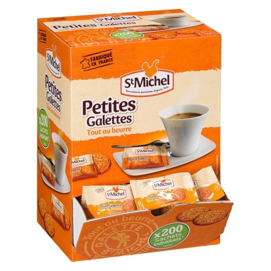 Petites Galettes Pur Beurre St Michel - Distributeur 200 sachets - Biscuits - StMichel - 1