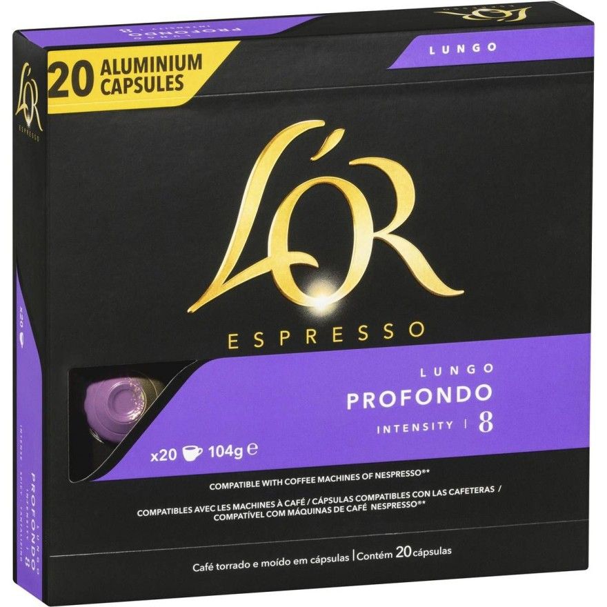 L'Or Lungo Profondo N°8 (Maxi Format) compatible Nespresso® - 20