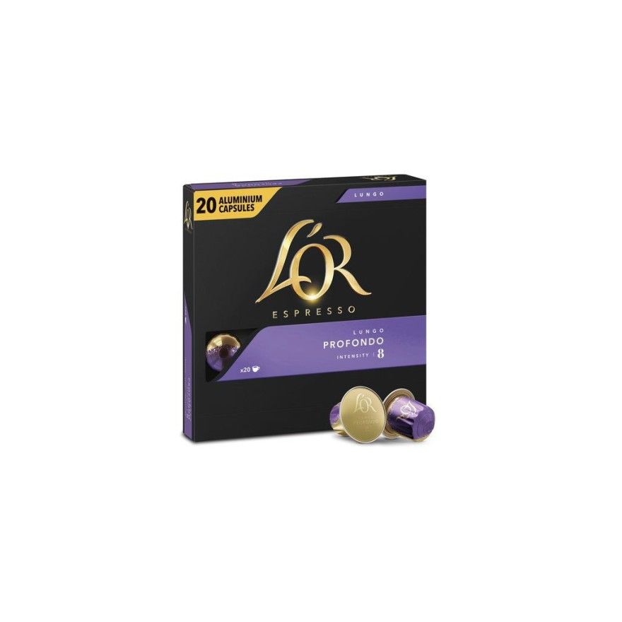 L'Or Lungo Profondo N°8 (Maxi Pack) compatible Nespresso® - 40