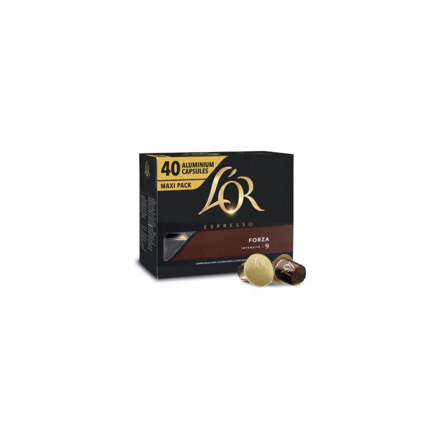 L'OR Forza Maxi Pack - 40 Capsule per Nespresso per 12,99 €