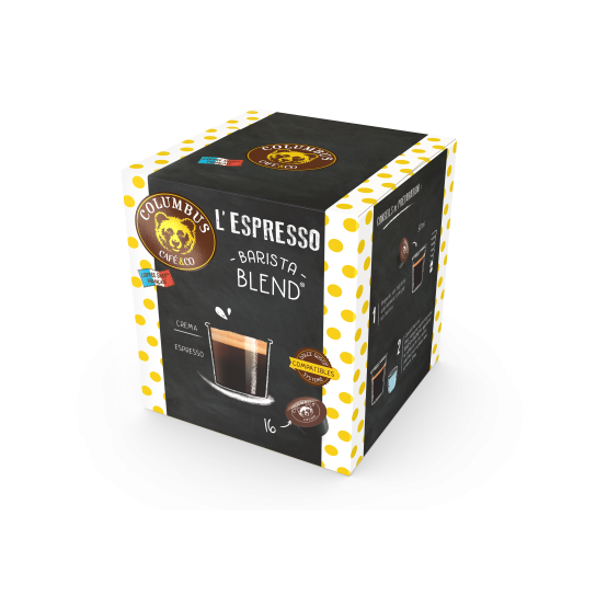 Columbus L'Espresso Barista Blend compatible Dolce Gusto - 16 capsules - Capsules Dolce Gusto® - Columbus Café & Co - 1