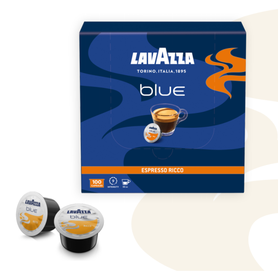 Lavazza Blue® Ricco - 100 Capsules - Café Dosette