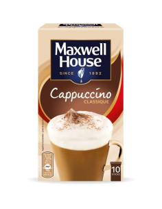 Cappuccino classique - Maxwell House - Sticks solubles (x10) - Cappuccino - Maxwell House - 2