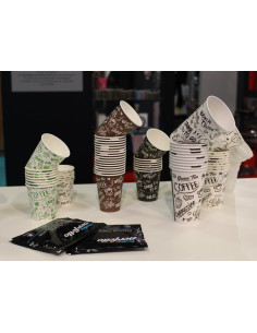 Gobelets en carton Graffiti 15cl - 100 gobelets - Gobelets -  - 1 2