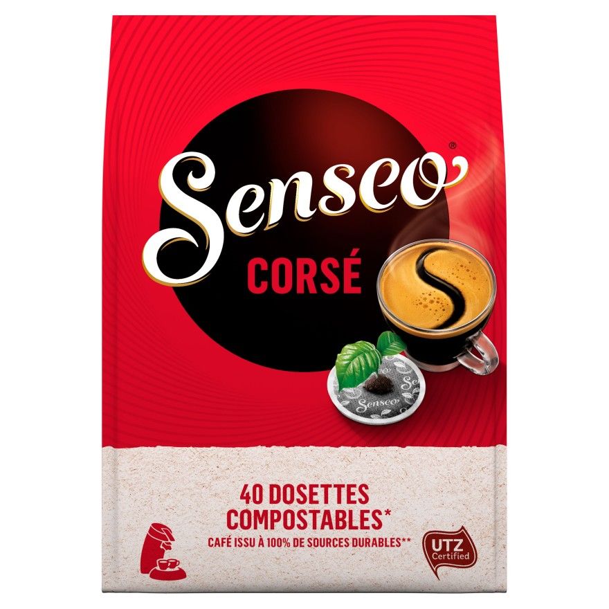 Senseo Décaféiné - 40 dosettes - Café Dosette