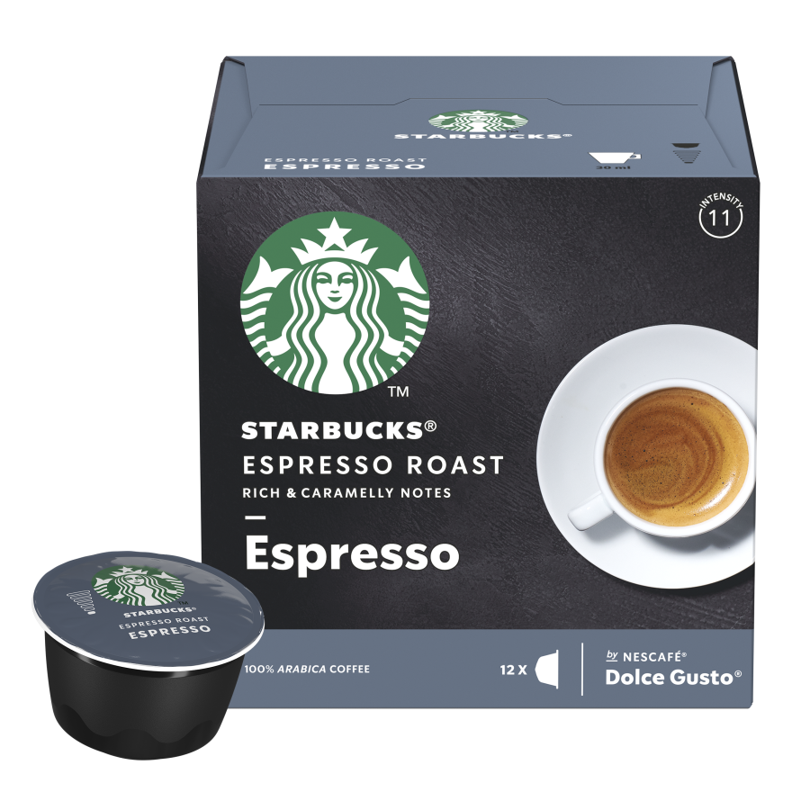 Capsules Starbucks by Nespresso Espresso Roast - 7 boîtes de 18 tasses à  café