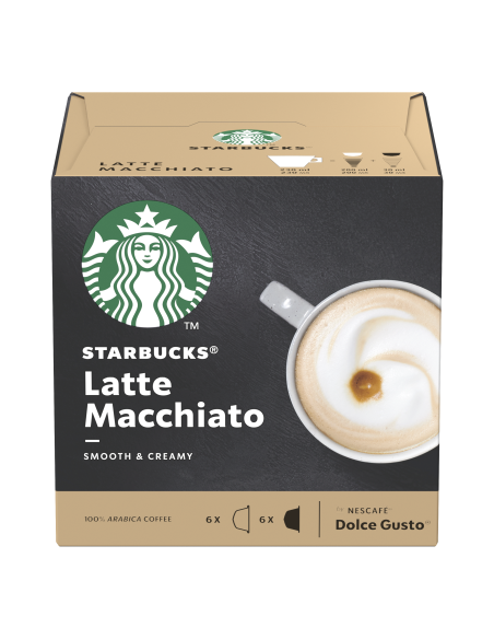 Starbucks Latte Macchiato by Nescafé Dolce Gusto® - 6+6 capsules - Capsules Dolce Gusto® - Starbucks - 1