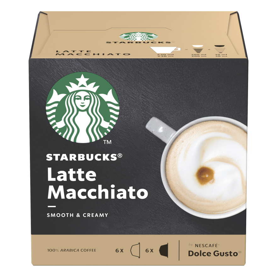 Starbucks® Latte Macchiato by Nescafé® Dolce Gusto® - 6+6