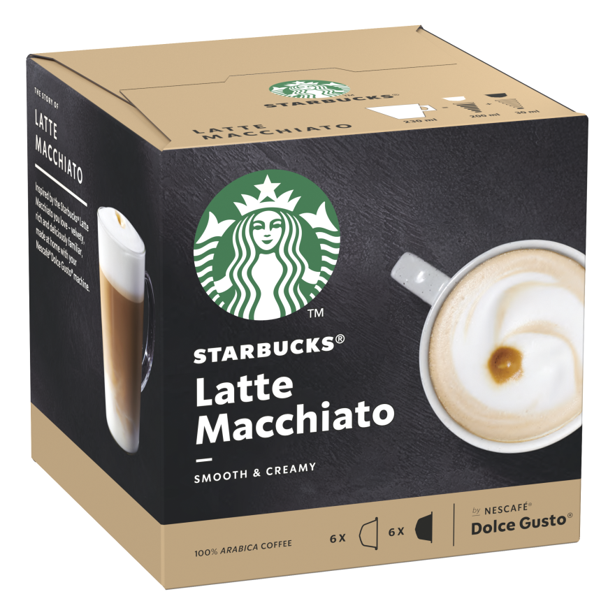 Dolce Gusto Starbucks Latte Macchiatto (lot de 48 capsules) 