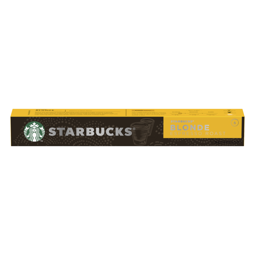 Starbucks® Blonde Espresso Roast by Nespresso® - 10 capsules 