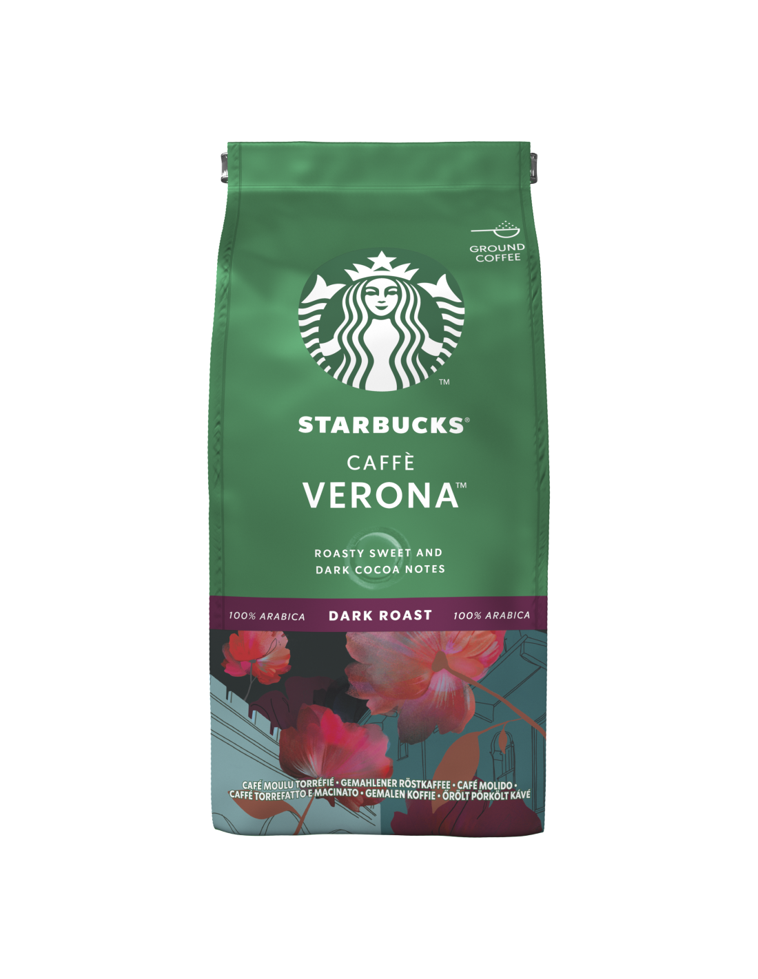 Café moulu Starbucks Caffè Verona Dark Roast 200gr Café