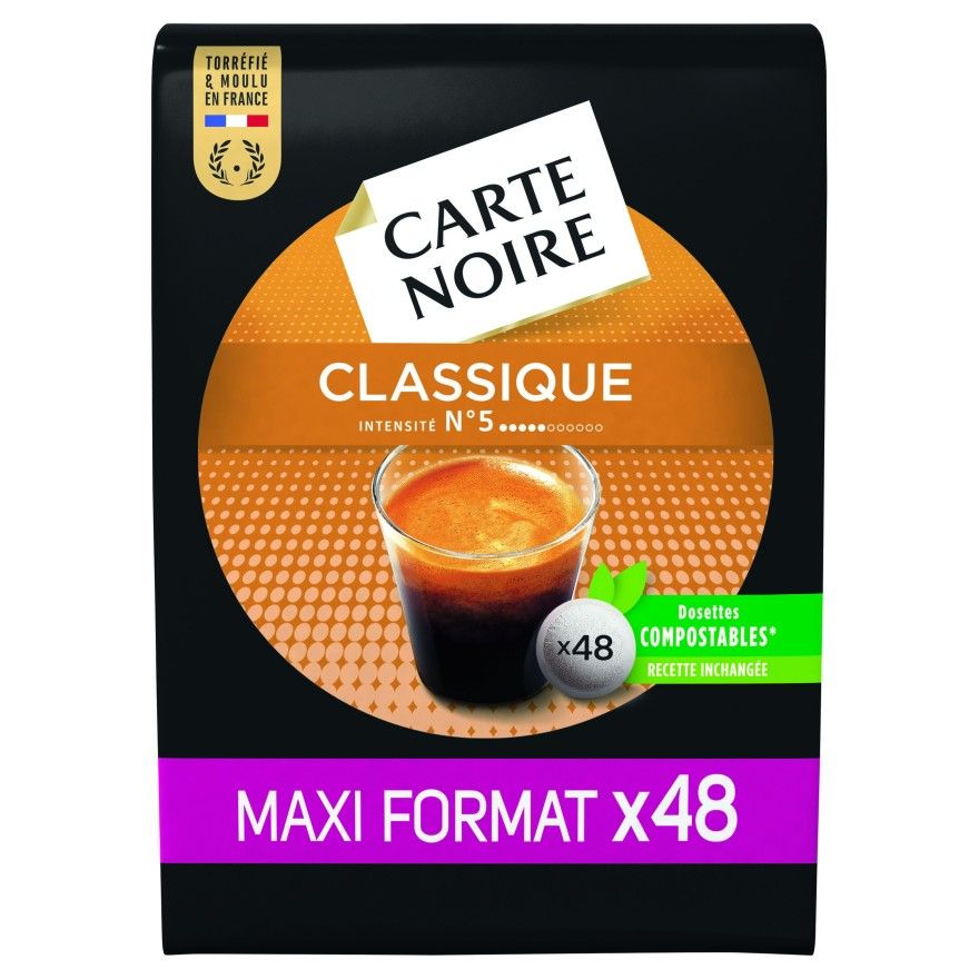 Carte Noire Classique N°5 (Maxi format) compatible Senseo - 48