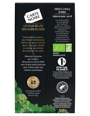 Café moulu Carte Noire Bio - 250gr - Café moulu - Carte Noire - 2