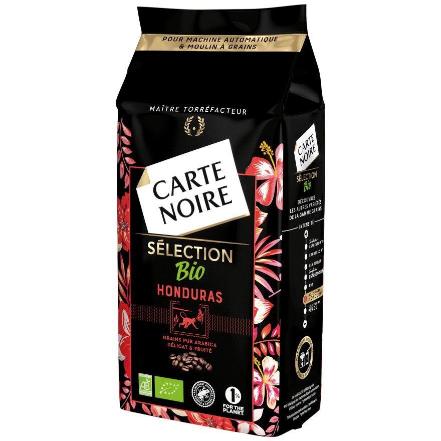 Carte Noire Café en Grains Bio Pérou - 6 paquets - 3 Kg