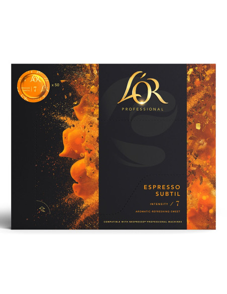 L'OR Professional Espresso Subtil compatible Nespresso® PRO (x50) - Capsules Nespresso® PRO Compatibles - L'Or Espresso - 1