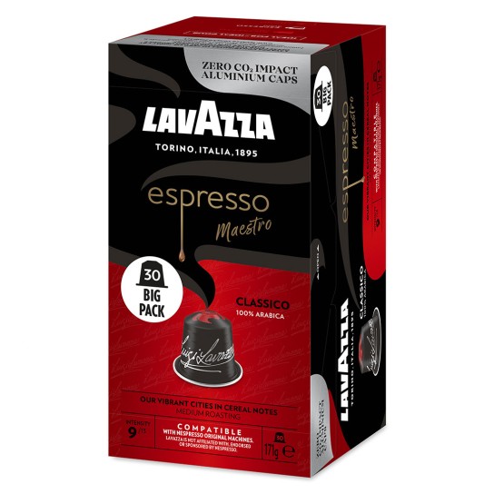 Lavazza Espresso Maestro Classico pour Nespresso® (Big Pack) - 30 capsules - Capsules Nespresso® Compatibles - Lavazza - 1