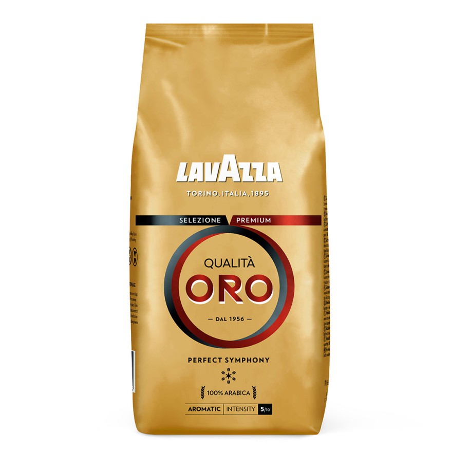 LAVAZZA - Café Grain Lavazza Qualità Oro - 100 % Arabica - Café Grain  Italien - Intensité 5 - Paquet de 1 kg