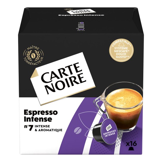 Carte Noire Espresso Intense N°7 pour Dolce Gusto - 16 capsules - Capsules Dolce Gusto® - Carte Noire - 1