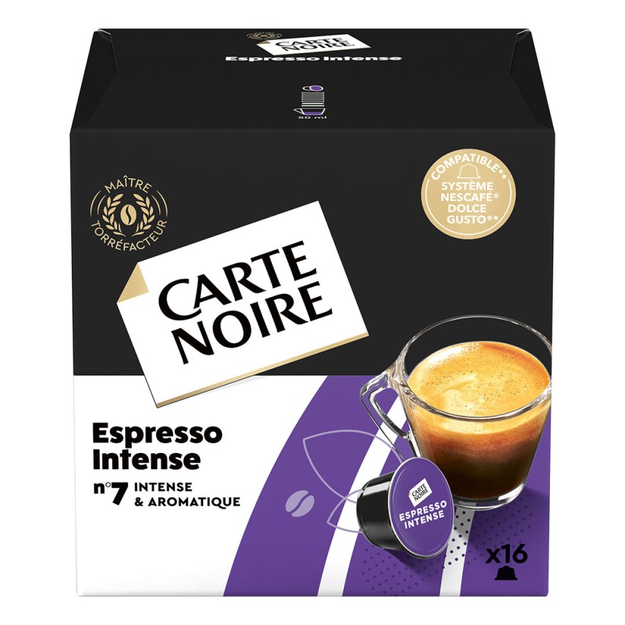Carte Noire Espresso Intense N°7 pour Dolce Gusto - 16 capsules