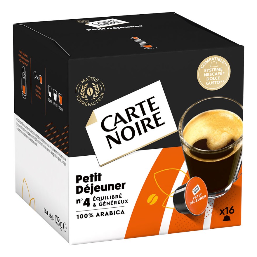 Café Petit Déjeuner - Capsules Espresso Compatibles Dolce Gusto®**