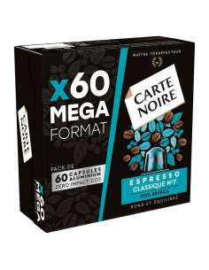 Carte Noire® Espresso Classique n°7 -  60 capsules aluminium compatible Nespresso - Capsules Nespresso® Compatibles - Carte Noir 2