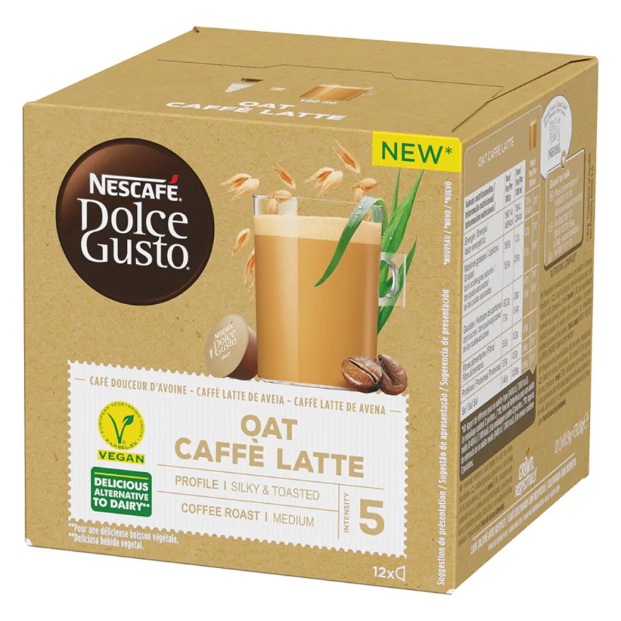 Café capsules Compatible Dolce Gusto coconut caffè latte intensité
