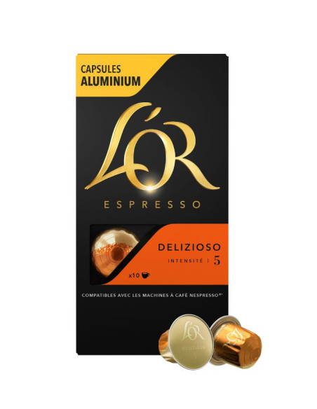 L'Or Espresso Delizioso N°5 compatible Nespresso® - 10 capsules - Capsules Nespresso® Compatibles - L'Or Espresso - 1