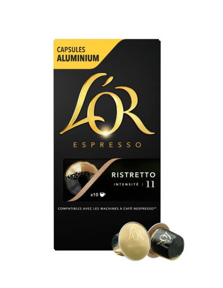 L'Or Espresso Ristretto N°11 compatible Nespresso® - 10 capsules - Capsules Nespresso® Compatibles - L'Or Espresso - 1