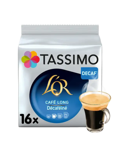 Tassimo® L'OR Long Décaféiné - 16 dosettes - Dosettes Tassimo - Tassimo - 1