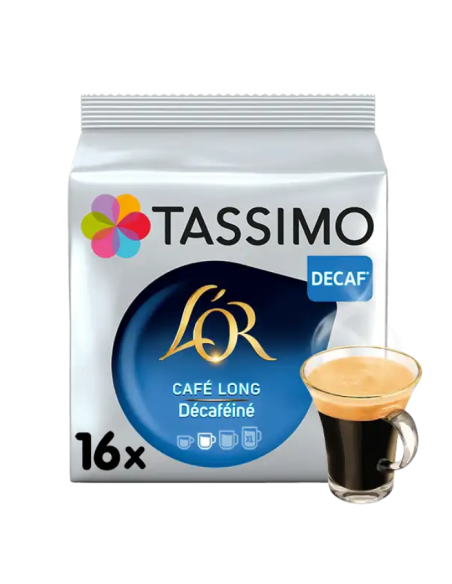 Tassimo® L'OR Long Décaféiné - 16 dosettes - Dosettes Tassimo - Tassimo - 1