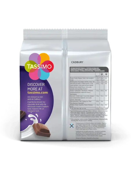 Tassimo® - Cadbury Hot Chocolate - 8 dosettes - Dosettes Tassimo - Tassimo - 2