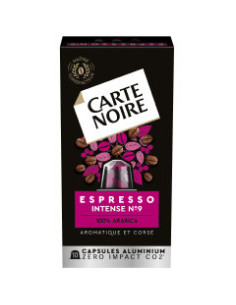 Carte Noire® Espresso Intense n°9 - 100 capsules aluminium compatible Nespresso - Capsules Nespresso® Compatibles - Carte Noire  2