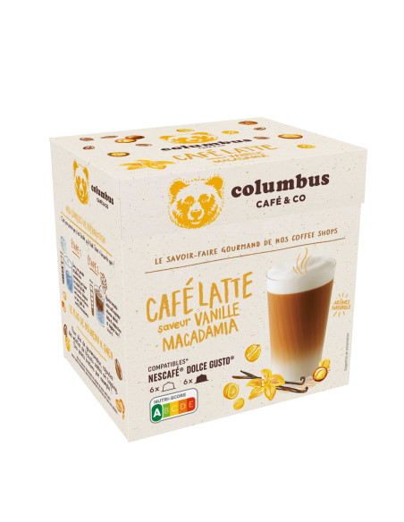 Columbus Dolce Gusto® - Café Latte Vanille Macadamia - 12 capsules - Capsules Dolce Gusto® - Columbus Café & Co - 2