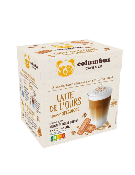 Columbus Dolce Gusto® - Latte de l'Ours - 12 capsules - Capsules Dolce Gusto® - Columbus Café & Co - 1