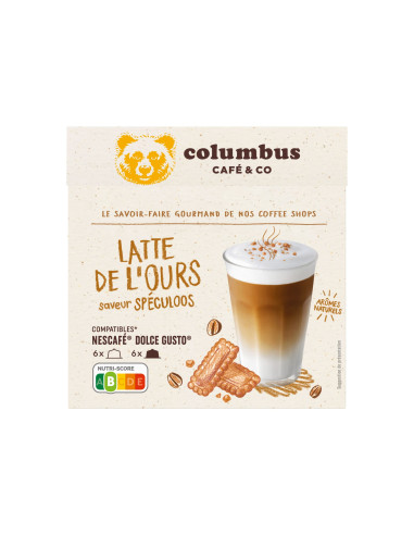 Columbus Dolce Gusto® - Latte de l'Ours - 12 capsules - Capsules Dolce Gusto® - Columbus Café & Co - 3