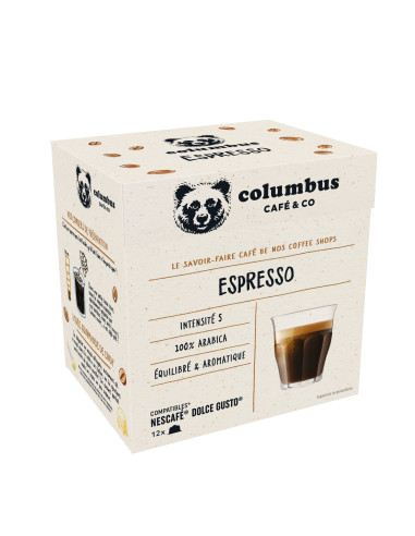 Columbus L'Espresso Barista Blend compatible Dolce Gusto - 12 capsules - Capsules Dolce Gusto® - Columbus Café & Co - 1