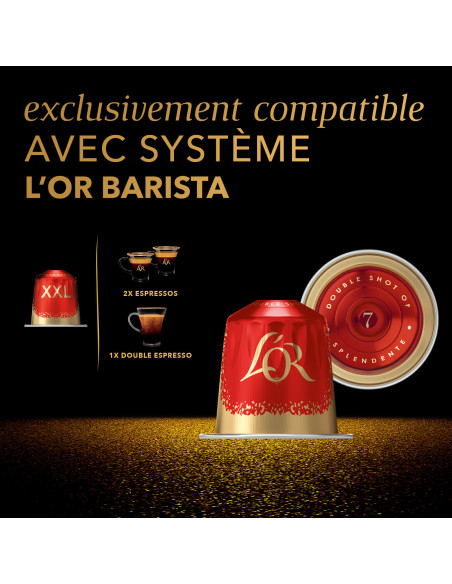 L’Or Barista Double Splendente n°7 - 10 capsules XXL alu - Capsules L'Or Barista XXL -  - 2