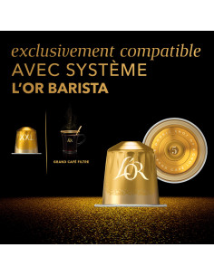 L’Or Barista Extra Long n°5 - 10 capsules XXL alu - Capsules L'Or Barista XXL face 2