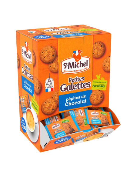 Petites Galettes Pépites de Chocolat St Michel - Distributeur 200 sachets - Biscuits - StMichel - 3