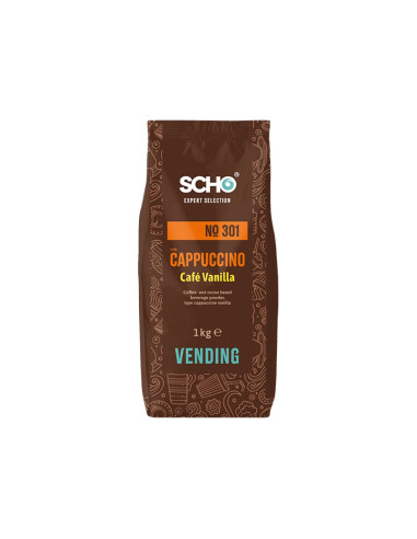 SCHO® Cappuccino Café Vanille – Carton de 10 kg - Distribution automatique - Scho - 1