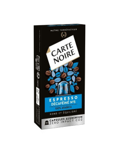 Carte Noire® Espresso Décaféiné n°5 - 10 capsules aluminium compatible Nespresso - Capsules Nespresso® Compatibles - Carte Noire 2