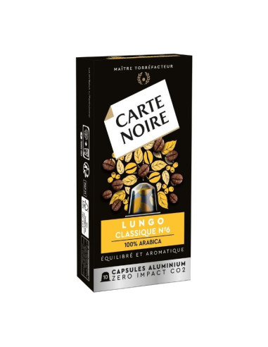 Carte Noire® Espresso Lungo n°6 - 10 capsules aluminium compatible Nespresso - Capsules Nespresso® Compatibles - Carte Noire - 3